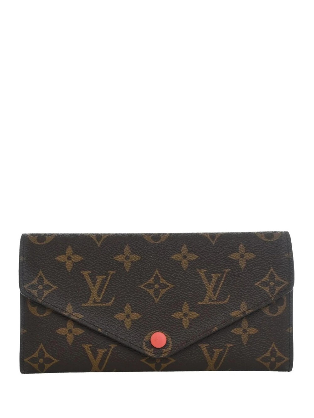 Rare!!! Louis Vuitton Poppy Monogram Canvas Josephine Sarah Wallet W/COA